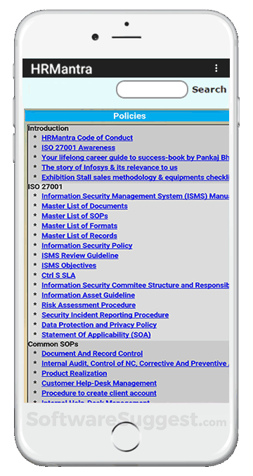 HRMantra HR Mobile App Small Screenshot 4